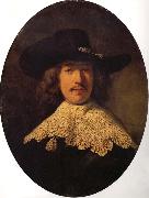 REMBRANDT Harmenszoon van Rijn Young Man With a Moustache Spain oil painting artist